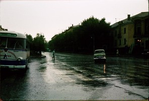 Ливень в Белгороде. 1964 г.