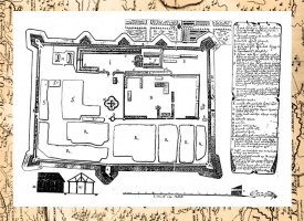 План Белгородского кремля 1744г