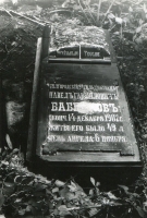 Памятник на могиле  П.Г. Бабенкова